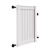 Freedom Everton 6-ft H x 4-ft W White Vinyl Fence Gate (Unassembled)
