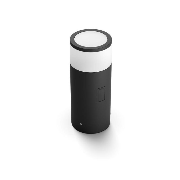 White and Color Ambiance Outdoor LED Calla Black Landscape Smart  Landscape Path Bollard Light Extension