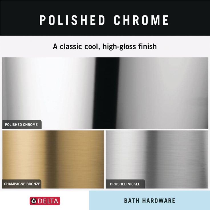 DELTA Trinsic 24-in Polished Chrome Wall Mount Single Towel Bar