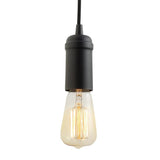 Globe Electric Edison Brushed Steel Industrial Cylinder Pendant Light - Super Arbor