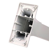 Hemingway All-in-One, Locking, Large, Aluminum, Mailbox and Post Combo, White - Super Arbor
