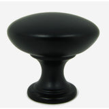 1.25 in. Matte Black Round Cabinet Knob (Pack of 10) - Super Arbor