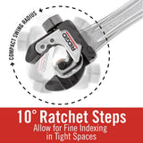 1/4 in. to 1-1/8 in. Model 118 2-in-1 Close Quarters Autofeed Ratcheting Cutter - Super Arbor