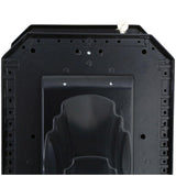 Pedestal All-in-One, Large, Aluminum, Locking, Mailbox & Post Combo, Black - Super Arbor