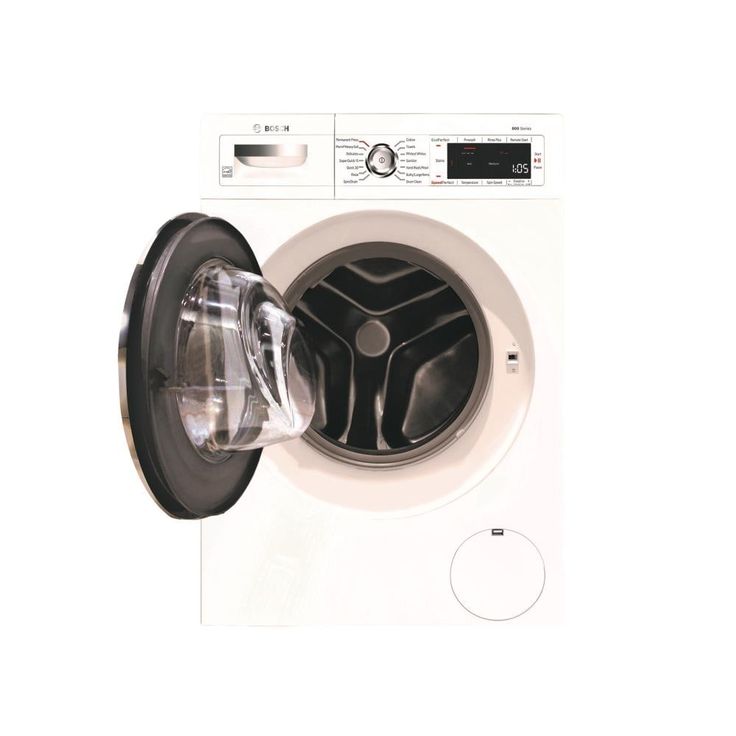 Bosch Home Connect 800 2-cu ft High Efficiency Stackable Front-Load Washer (White) ENERGY STAR