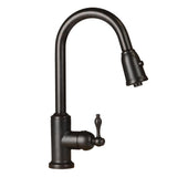 All-in-One Copper 42 in. Triple Bowl Kitchen Farmhouse Apron Front Sink with Faucet in ORB - Super Arbor