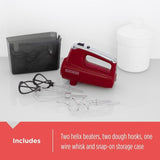 Helix Performance Premium 5-Speed Mixer Red Hand Mixer