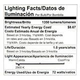 Philips 72-Watt Equivalent Halogen PAR38 Indoor/Outdoor Spotlight Bulb