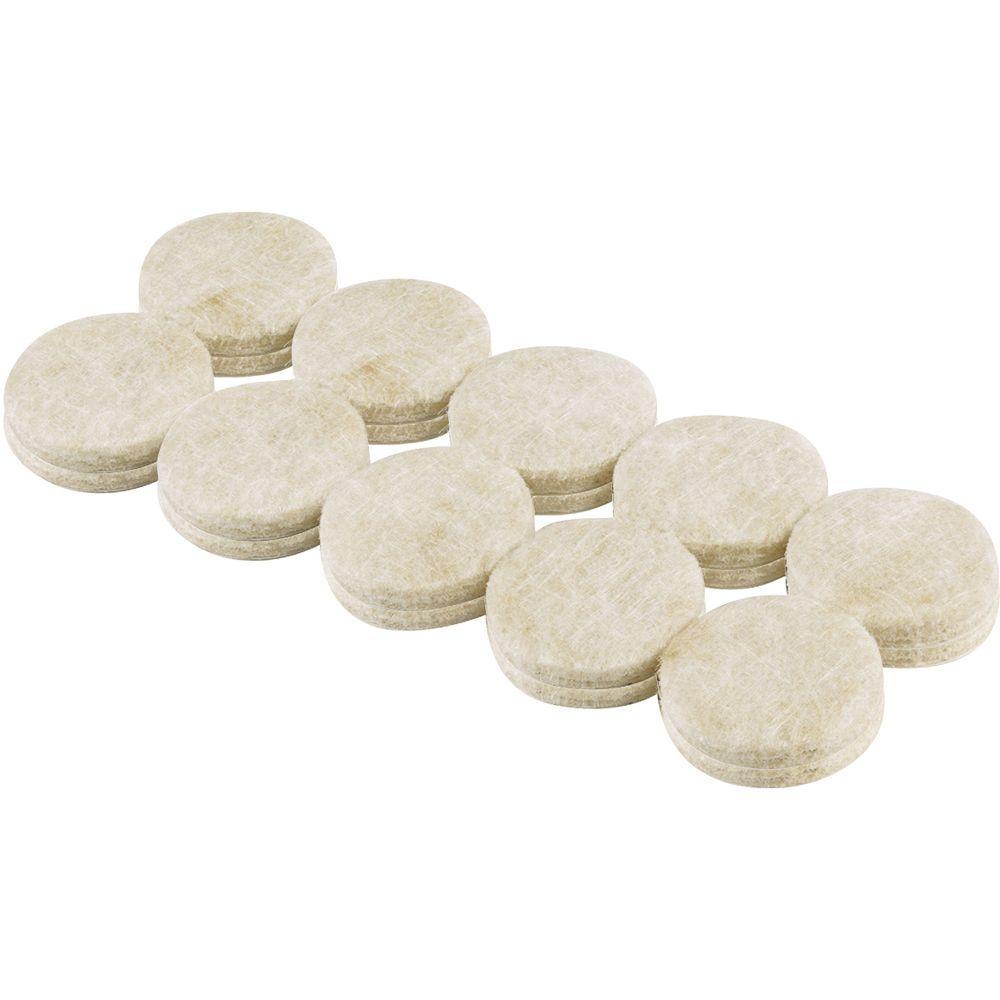 3/4 in. Heavy Duty Self-Adhesive Felt Pads (20 per Pack) - Super Arbor