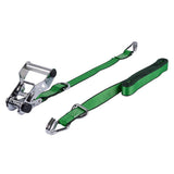1.25 in. x 16 ft. Ratchet Tie Down Chrome (2-Pack) - Super Arbor