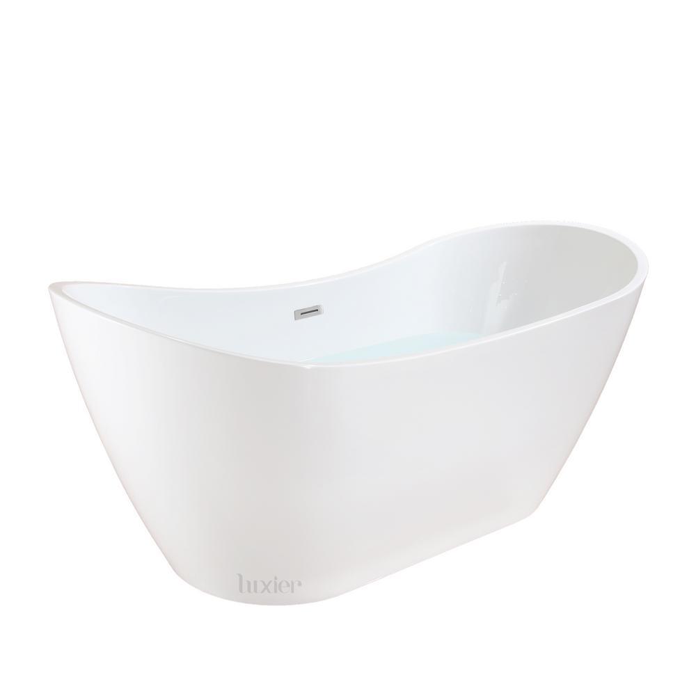 70 in. Luxury Acrylic Flatbottom Soaking Bathtub Spa in White with Oil Rubbed Bronze Trim - Super Arbor