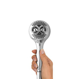 6-Spray 3.5 in. Single Wall Mount Handheld Shower Head in Chrome - Super Arbor