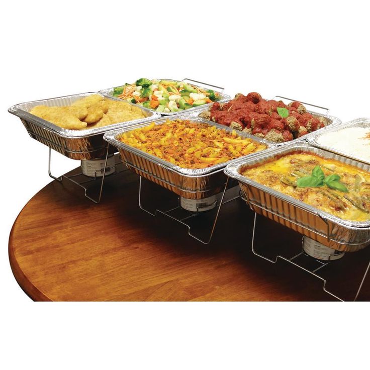 8 Qt. Capacity 30-Piece Aluminum Multi-Buffet Server Chafing Dish