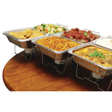 8 Qt. Capacity 30-Piece Aluminum Multi-Buffet Server Chafing Dish