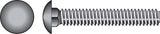 Hillman 1/4 in. x 1-1/2 in. Zinc-Plated Steel Carriage Bolts (100-Pack)