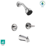 Aragon 2-Handle 1-Spray Tub and Shower Faucet in Chrome (Valve Included) - Super Arbor