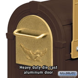 4800 Series Eagle Rural Post-Mount Mailbox - Super Arbor