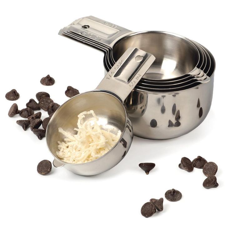 Endurance 6-Piece Stainless Steel Measuring Cup Set