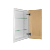 Silverton 14 in. x 30 in. x 4 in. Recessed Medicine Cabinet in Unfinished - Super Arbor