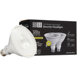 KODO 120-Watt Equivalent PAR38 LED Motion Sensor Flood Light Bulb Bright White (2-Pack)