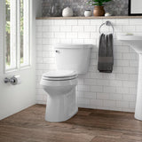 Cimarron Comfort Height 2-Piece 1.28 GPF Single Flush Round Toilet with AquaPiston Flush Technology in White - Super Arbor