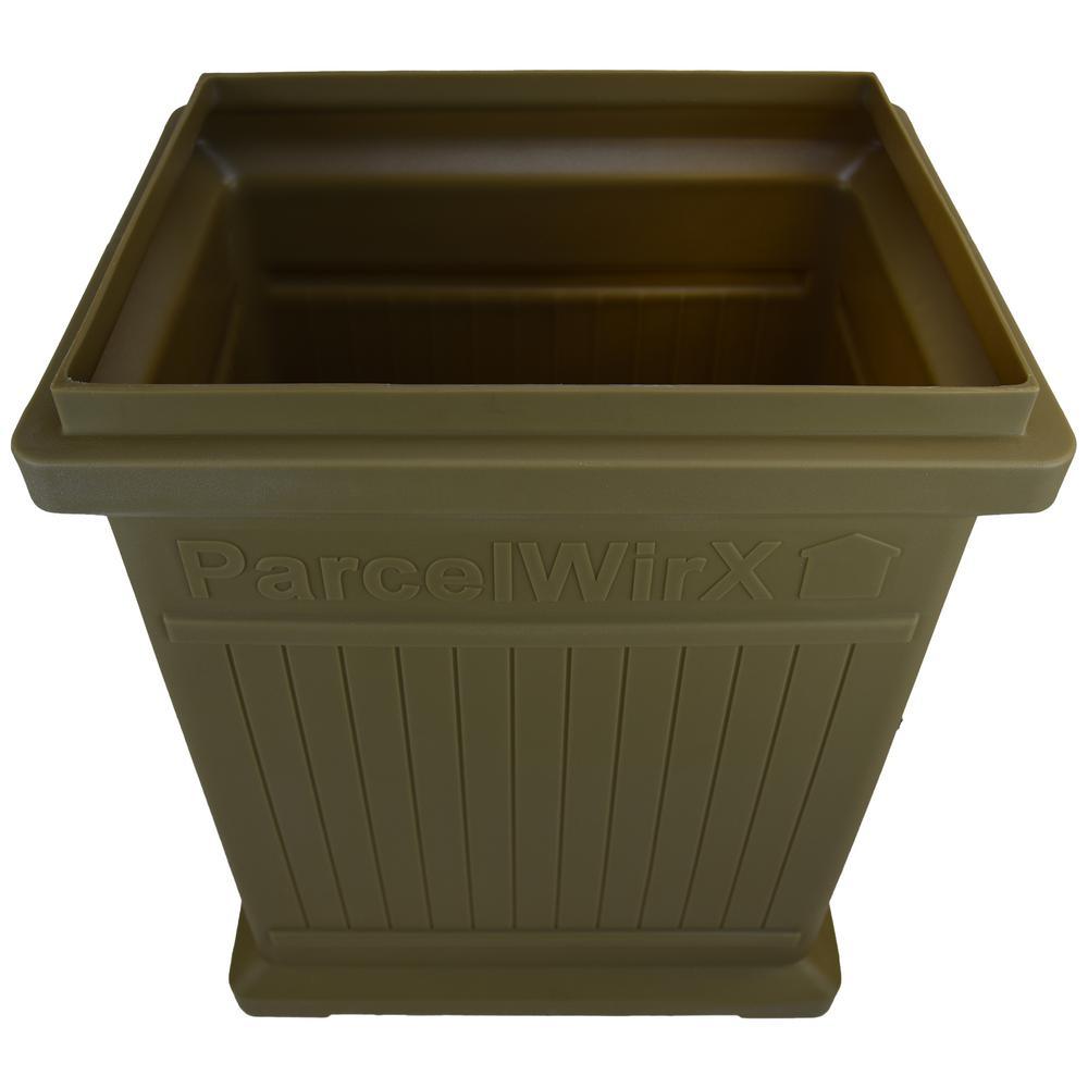 Oak Standard Vertical Architectrual ParcelWirx Delivery Drop Box - Super Arbor