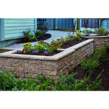 Oldcastle Tango 4 in. x 12 in. x 6 in. Brown/Buff Concrete Garden Wall Block (144 Pieces / 48 Face ft. / Pallet) - Super Arbor
