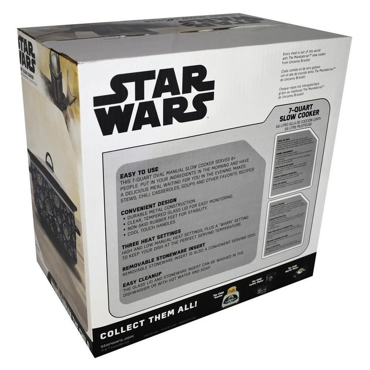 Star Wars The Mandalorian 7 Qt Navy Blue Slow Cooker