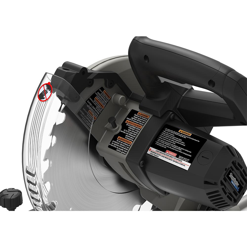12 in. Sliding Compound Miter Saw with Laser - Super Arbor