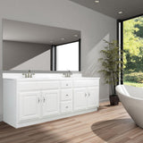 Concord RTA 72 in. W x 21 in. D Bath Vanity Cabinet Only in White Gloss - Super Arbor