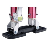 24 in. to 40 in. Adjustable Height Drywall Stilts in Red - Super Arbor