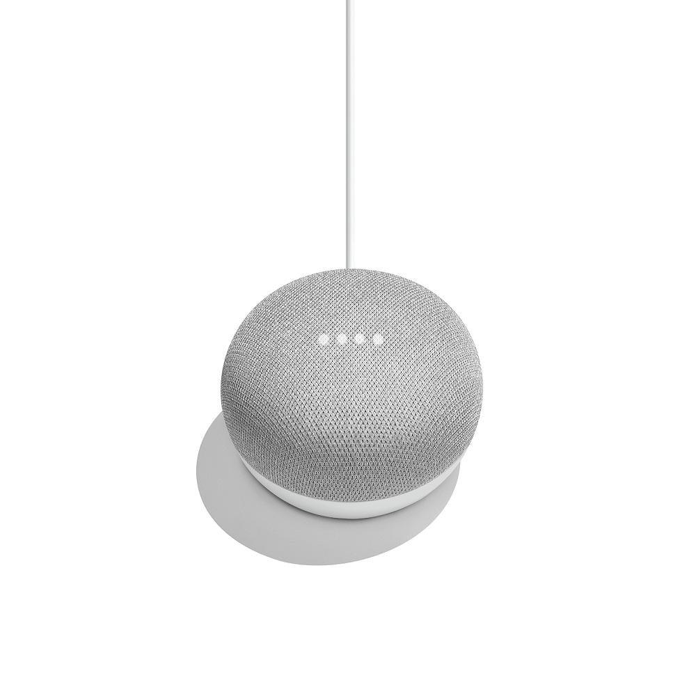 Smart Clock with The Google Assistant + Google Home Mini in Chalk - Super Arbor