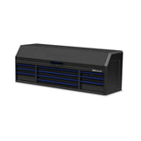 20 in. x 72 in. 26-Drawer Tool Chest and Cabinet Combo with Power and USB Outlets in Black and Blue - Super Arbor