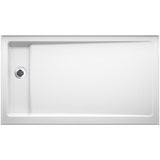 Bellwether 60 in. x 34 in. Single Threshold Shower Base in White - Super Arbor