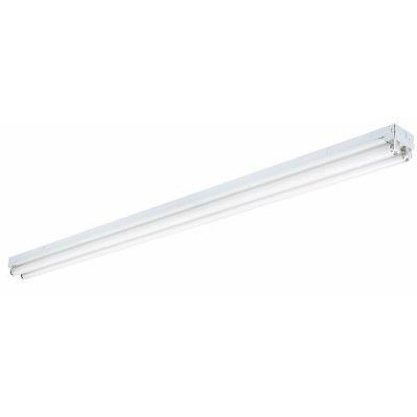 2-Light White Ceiling Commercial Strip Fluorescent Light - Super Arbor