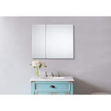 Pegasus 30 in. W x 30 in. H Rectangular Medicine Cabinet with Mirror