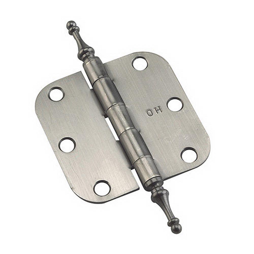 Full Mortise Inset Brushed Nickel Hinge (1-Pair) - Super Arbor