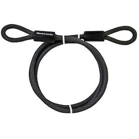 Master Lock 6-ft (1.8-m) Long x 0.38-in (10-mm) Diameter Looped End Cable - Super Arbor