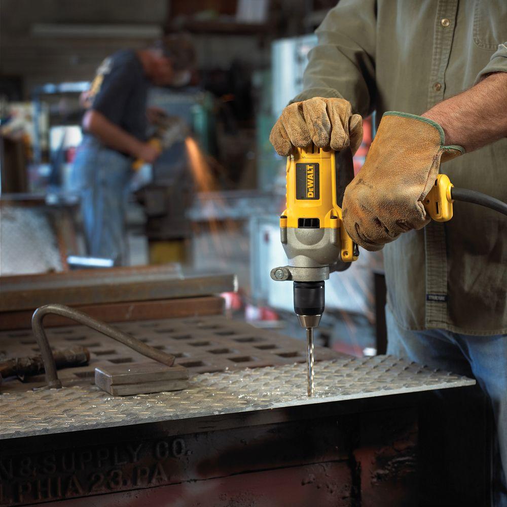 1/2 in. (13 mm) Variable Speed Reversing Mid-Handle Grip Drill with Keyless Chuck - Super Arbor