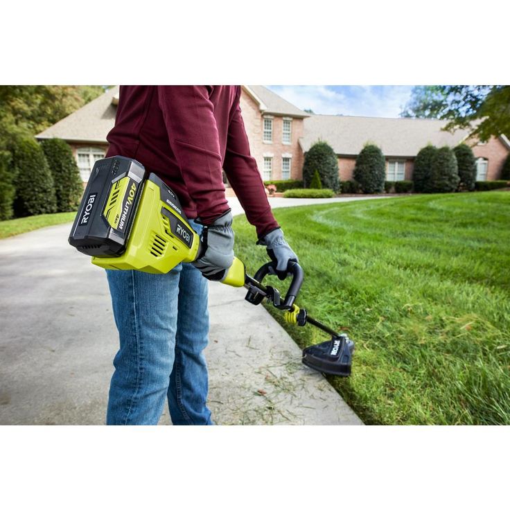 RYOBI 40-Volt Lithium-Ion Brushless Electric Cordless Attachment Capable String Trimmer (Tool Only)