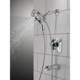 Vesna In2ition 2-in-1 Single-Handle 5-Spray Tub and Shower Faucet in Chrome (Valve Included) - Super Arbor