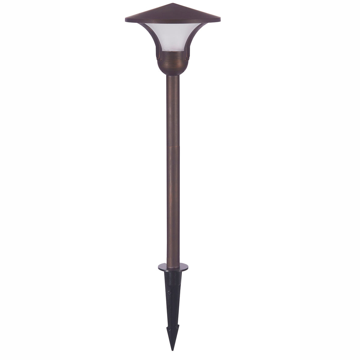 Portfolio 3-Watt Aged Bronze Low Voltage LED Path Light, 90 Lumens, 3000K
