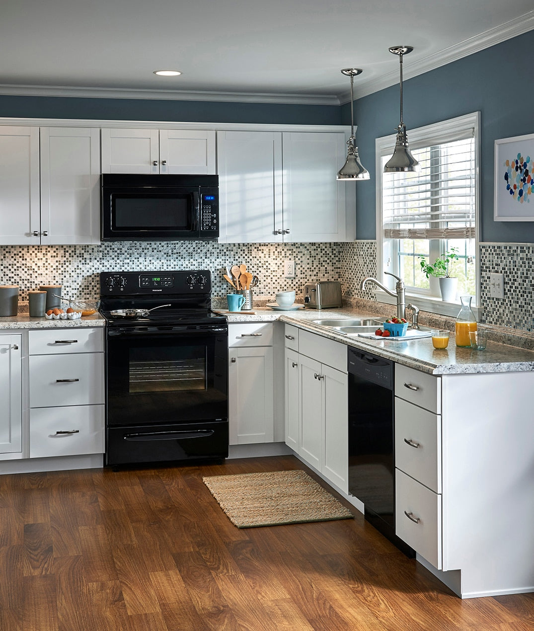 Diamond NOW Arcadia 30-in W x 12-in H x 12-in D White Wall Fully Assembled Cabinet (Recessed Panel Shaker Door Style)