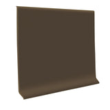 Flexco 4-in x 4-ft Thermoplastic Rubber Wall Base, Chocolate
