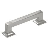 Hickory Hardware Studio 3-3/4-in (96mm) Center to Center Satin Nickel Rectangular Handle Drawer Pull