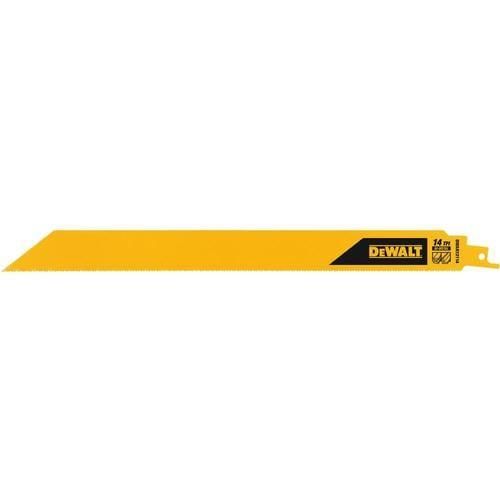 DEWALT 5-Pack 12-in 14-TPI Metal Cutting Reciprocating Saw Blade
