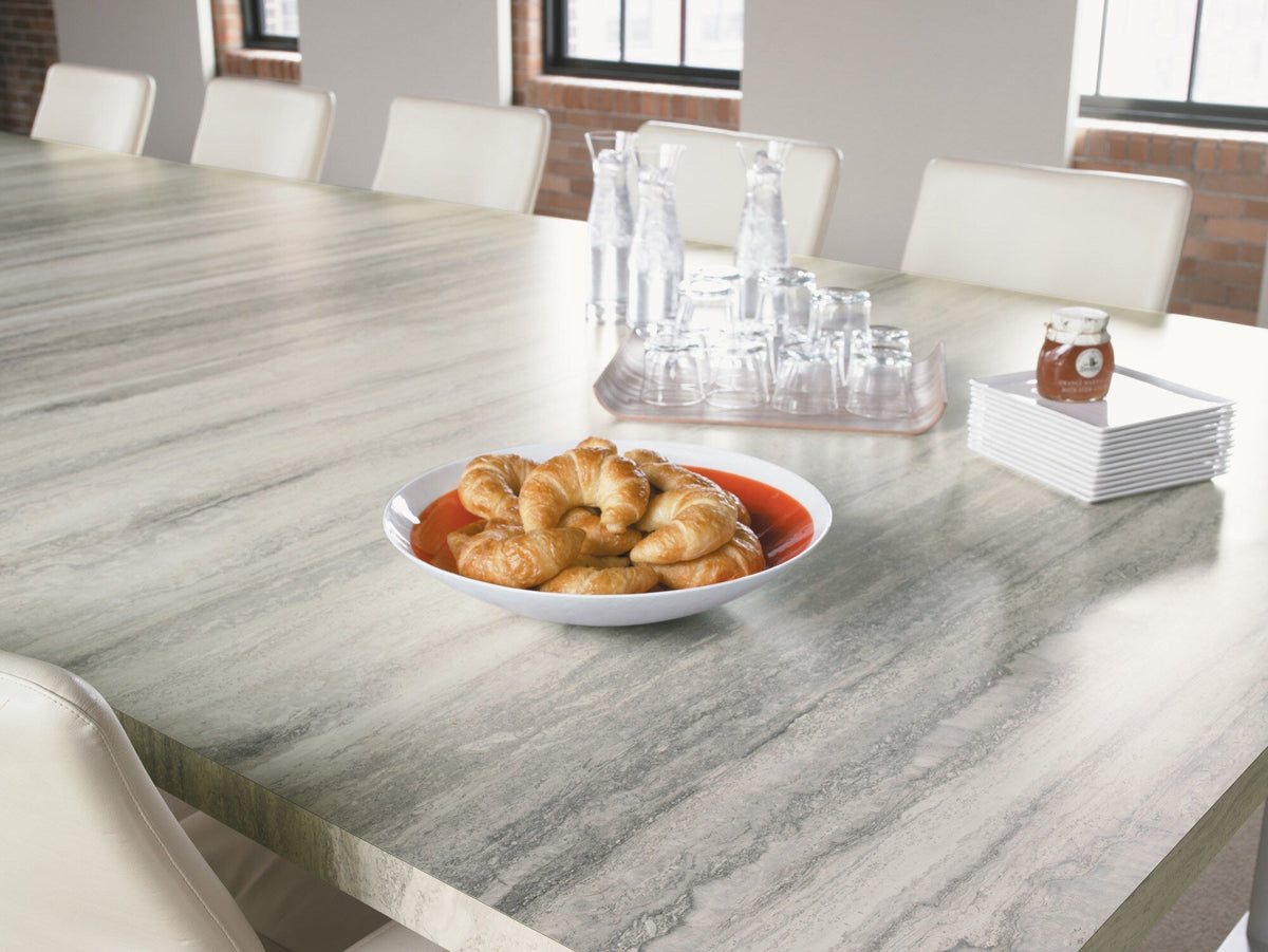 Formica Brand Laminate 180fx 48-in W x 96-in L Travertine Silver Scovato Laminate Sheet