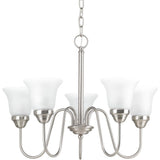 Progress Lighting Classic 5-Light Brushed Gray Traditional Chandelier