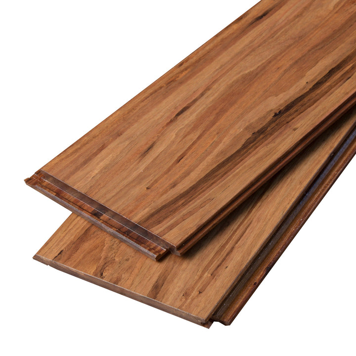 Cali Bamboo Fossilized Mocha Eucalyptus 5-in W x 9/16-in T x 48-in Smooth/Traditional Solid Hardwood Flooring (27.48-sq ft/Carton)