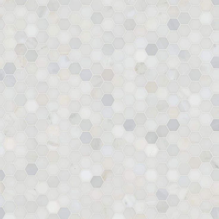 MSI Greecian White Hexagon 12 in. x 11.75 in. x 10mm Polished Marble Mesh-Mounted Mosaic Tile (9.8 sq. ft. / case)